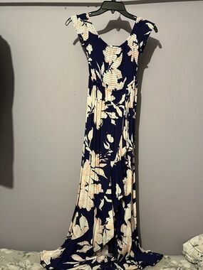 Wildfire Floral Maxi Dress with Smocked Bodice